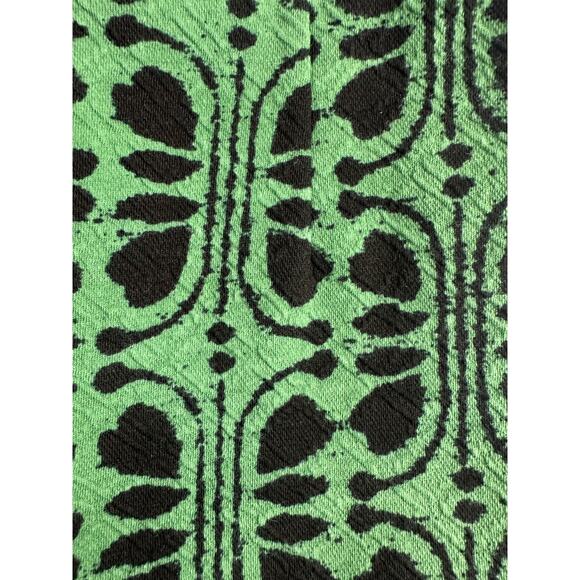 Maeve Size XS Green Knit Pencil Skirt Slit Abstract Art Wear Twee Anthropologie - Picture 8 of 8